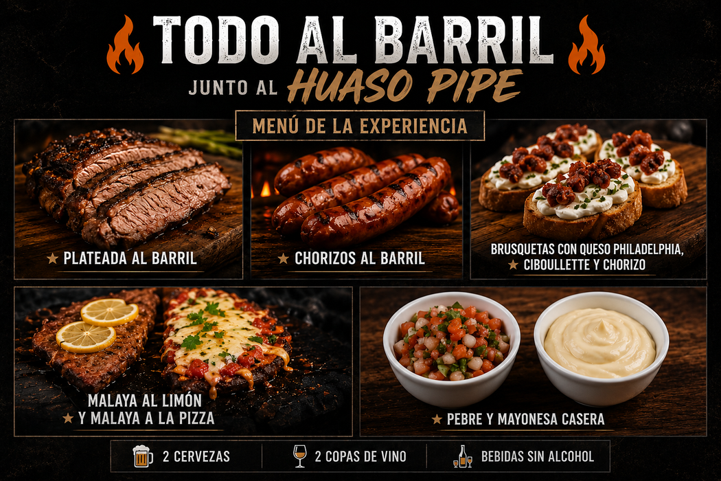 Todo al Barril junto al Huaso Pipe - 26 de Junio