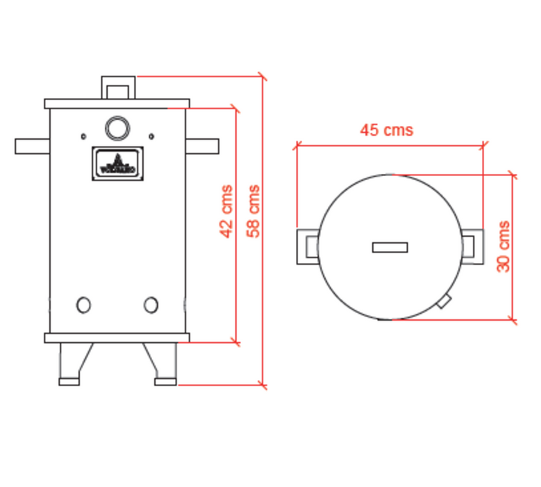 Barril Mini- Acero Inoxidable Pro 58